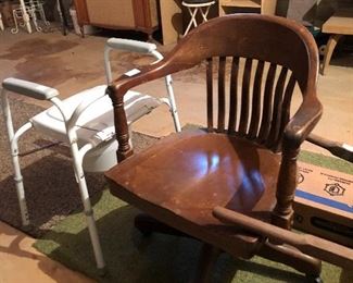 Nice vintage wood office chair