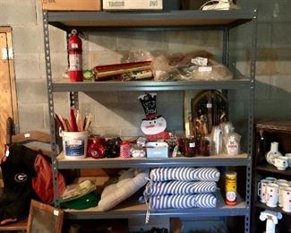 Another full shelf in the basement