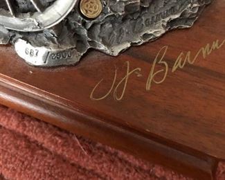 Francis J Barnum Pewter "Georgia Colors" signed and numbered 687/2500