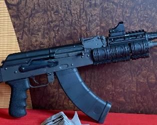 Elk River Model ERTD AK 47 Semi automatic Rifle 37in Long