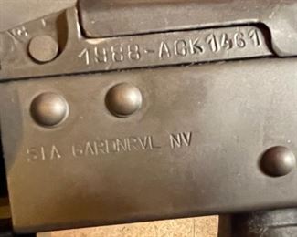 Elk River Model ERTD AK 47 Semi automatic Rifle 37in Long