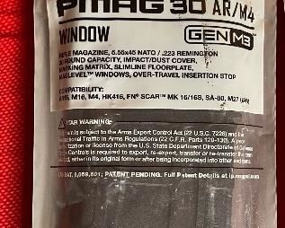 4 Pack Magpul PMag 30 AR/M4 Gen M3 30 Round Magazines Sealed