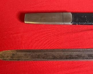 Antique Forestry Hunting Cutlass Sword 27 3/8” long 22 1/8 blade