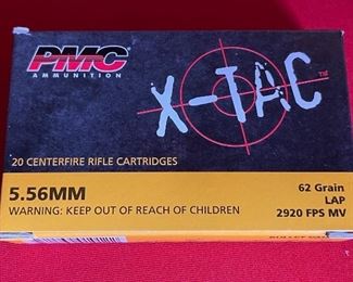 PMC X-TAC 5.56mm 62Gr LAP Ammunition 1000Rd Case