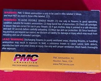PMC X-TAC 5.56mm 62Gr LAP Ammunition 1000Rd Case