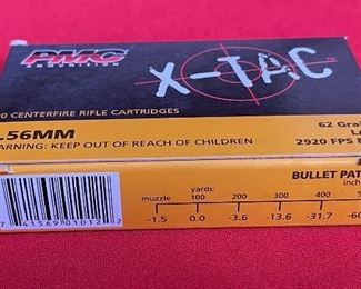 PMC X-TAC 5.56mm 62Gr LAP Ammunition 1000Rd Case