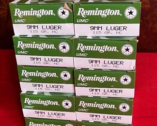 Remington 9mm Luger 115gr 500 Rounds UMC