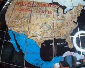 9in Gemstone Globe 13x12x12in HxWxD