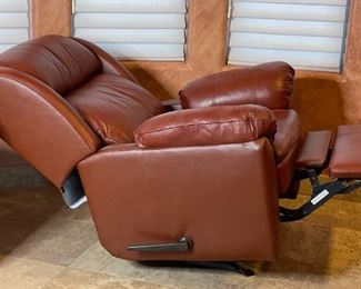 #2 Lane Furniture Leather Recliner 43x38x38in HxWxD
