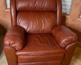 #2 Lane Furniture Leather Recliner 43x38x38in HxWxD