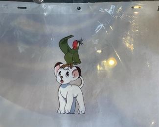 Kimba the White Lion Animation Cel Anime 9.5x14.5in