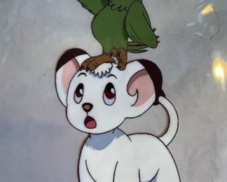 Kimba the White Lion Animation Cel Anime 9.5x14.5in