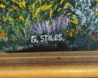 *Original* Art Sonoran Desert Scene G Stiles 51x39x2in HxWxD