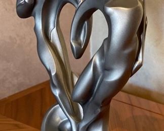 Austin Soulmates 17in Sculpture Alexsander Danel 17x13x6in HxWxD