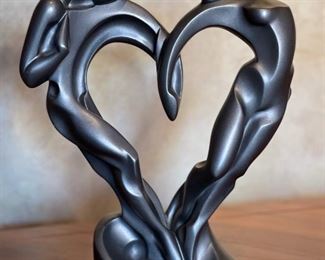 Austin Soulmates 17in Sculpture Alexsander Danel 17x13x6in HxWxD