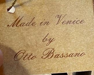 #1 Otto Bassano Masquerade Mask Venice Italy Venetian 24x10x6in HxWxD