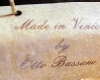 #2 Otto Bassano Masquerade Mask Venice Italy Venetian 14x10x6in HxWxD