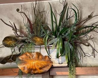 Huge Faux Plant Decor 35x44x18in HxWxD