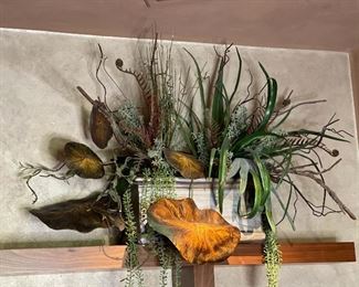 Huge Faux Plant Decor 35x44x18in HxWxD