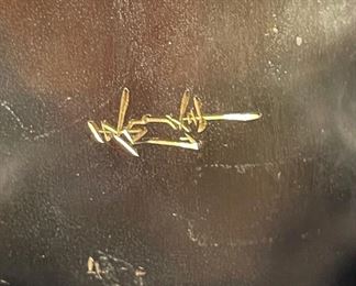 *Singed* Chinese Bronze Elephant 12x11x5in HxWxD