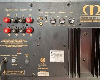 Monitor Audio ASW-210 Powered 10in Subwoofer 21x14.5x16.5in HxWxD