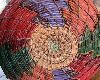 #1 Original Kraynek Prince Torrey Pine Needle Basket 9in H x 11in diameter (at widest)