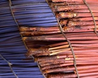 #1 Original Kraynek Prince Torrey Pine Needle Basket 9in H x 11in diameter (at widest)