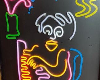 John Lennon Kinetic Neon Light Baby Grand Marigold Limited Edition 347/375 15x10x2in