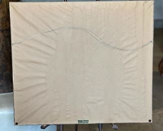 #3 Mola Kuna Indian Tribe Framed Tapestry Art San Blas Islands Panama Framed Frame: 22.75x17.5in