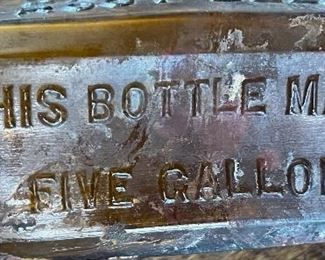 Antique Bryant's Root Beer Extract Bottle 4.5x1.5x1.5in HxWxD