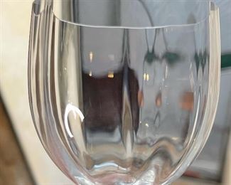 Baccarat Montaigne Optic Port Wine Glass 5in 5 H x 2.5in Diameter at top