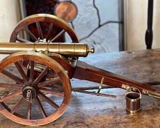 Model 68-pounder cannon East India Company Siege Gun 7x12x20in HxWxD