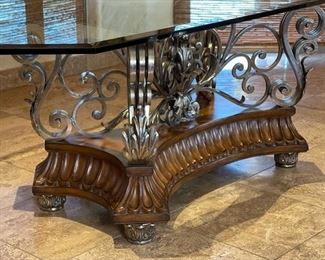 Robb & Stucky Amelia Dining Table & 6 Chairs Table: 30x48x96in