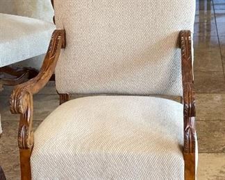 Robb & Stucky Amelia Dining Table & 6 Chairs Table: 30x48x96in