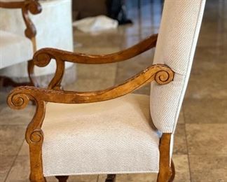 Robb & Stucky Amelia Dining Table & 6 Chairs Table: 30x48x96in