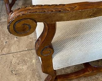 Robb & Stucky Amelia Dining Table & 6 Chairs Table: 30x48x96in