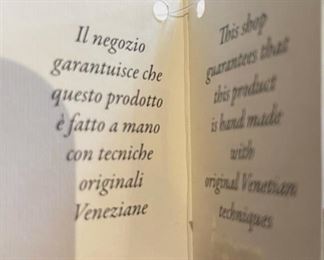 Authentic Venetian Wall Mask Hand Painted Venice Scene 22x16x4in HxWxD