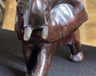 Cast Bronze Elephant 5x3x6in