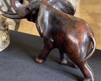 Cast Bronze Elephant 5x3x6in