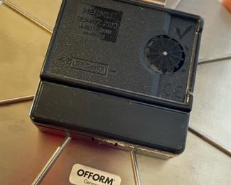 Ofform German Clip Clock 16in Diameter