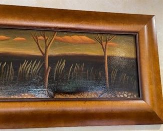 *Original* Art Elizabeth Cheche Oil Painting 18x36in