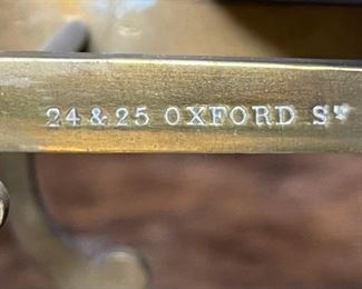Antique Parkins & Gotto Oxford St London Postal Scale 5x8.5x6.5in HxWxD