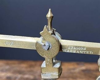 SP & Sons 1840 Sliding Weight Postal Scale 6x9x4in HxWxD