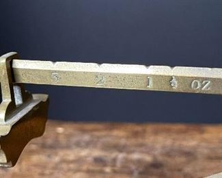 SP & Sons 1840 Sliding Weight Postal Scale 6x9x4in HxWxD