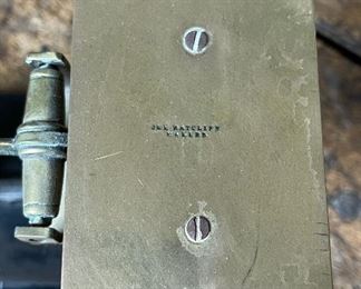 J&E Ratcliff Sliding Weight Postal Scale 4x7x3.5in HxWxD