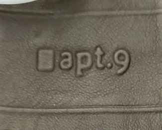 apt.9 Brown Leather Jacket 38R