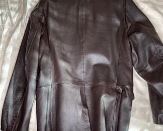 apt.9 Brown Leather Jacket 38R
