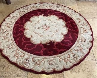 Nourison 5ft6in Round Rug FST 01 5ft 6in