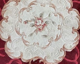 Nourison 5ft6in Round Rug FST 01 5ft 6in