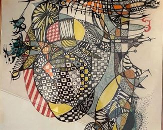 *Original* Art I. Epstein 14x11in